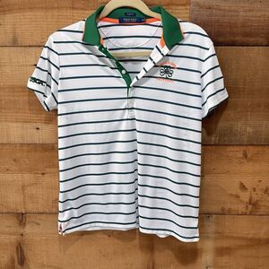 Polo Ralph Lauren 2017 US Open Erin Hills Golf Striped Flaws M